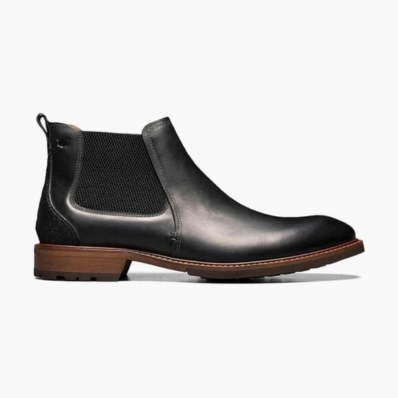 Florsheim chalet plain toe gore boot sz 9.5 - Picture 1 of 4